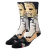 Bioworld Texas Chainsaw Massacre Leatherface 360 Character Crew Sock New