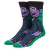 Bioworld Sesame Street Count Von Count 360 Character Crew Sock New