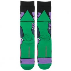 Bioworld Sesame Street Count Von Count 360 Character Crew Sock New