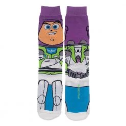 Bioworld Disney Pixar Toy Story Buzz Lightyear 360 Character Crew Sock