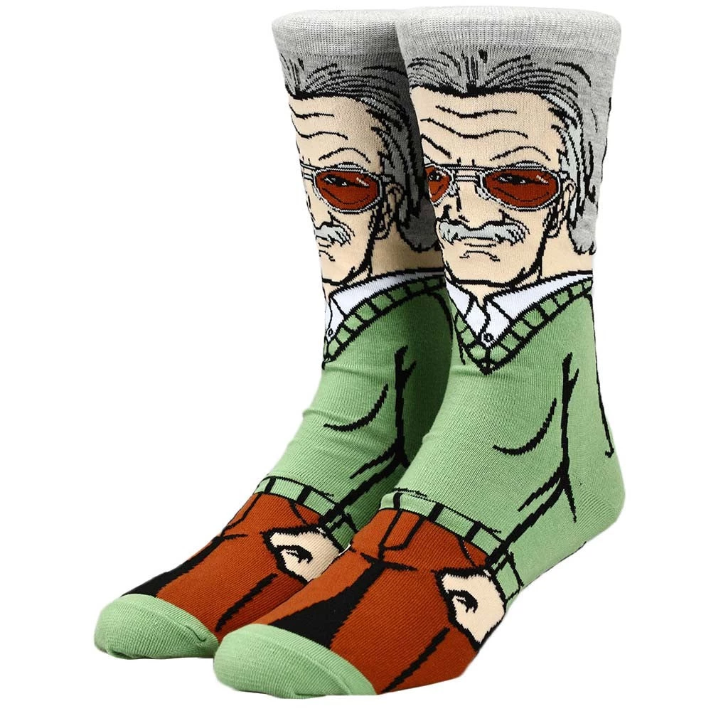 Bioworld Marvel Comics Stan Lee 360 Character Socks 1 Bioworld Marvel Comics Stan Lee 360 Character Socks