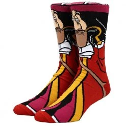 Bioworld Disney Villains Captain Hook 360 Character Crew Socks