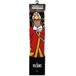 Bioworld Disney Villains Captain Hook 360 Character Crew Socks