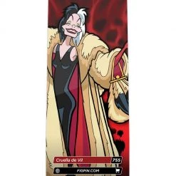 Figpin Disney Villains Cruella #755 New
