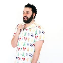 Cakeworthy Disney Rainbow Sensational 6 Button Up Shirt New