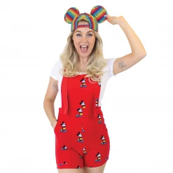 Cakeworthy Disney Rainbow Mickey Mouse Overalls 11 Cakeworthy Disney Rainbow Mickey Mouse Overalls