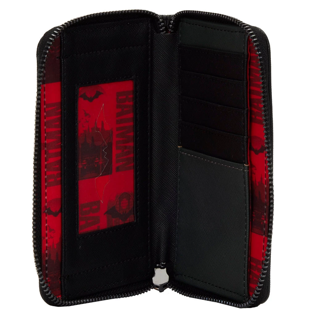 New Loungefly DC Comics The Batman Cosplay Ziparound Wallet 3 New Loungefly DC Comics The Batman Cosplay Ziparound Wallet