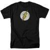 Trevco Men's Dc Comics The Flash Logo Distressed Tee