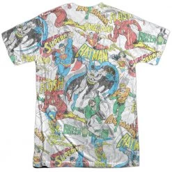 Trevco Men's Dc Comics Superman Super Collage Sublimated Tee New