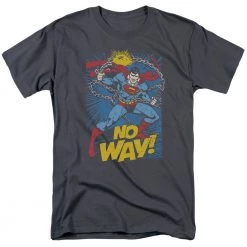 Trevco New Men's Dc Comics Superman No Way Tee