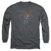 Trevco Men's Dc Comics Superman Hardened Heart Long Sleeve Tee New