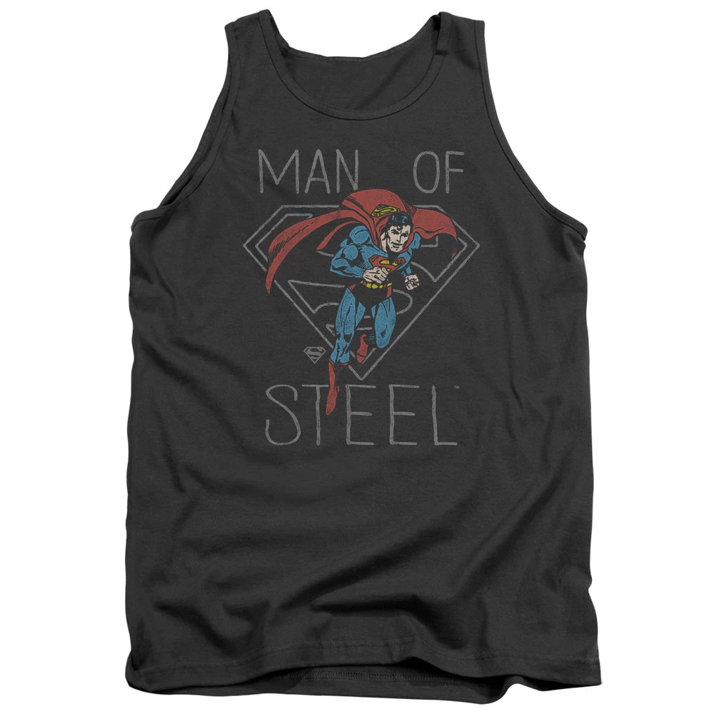 Trevco New Men's Dc Comics Superman Hardened Heart Tank Top 1 Trevco New Men's Dc Comics Superman Hardened Heart Tank Top