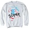Trevco Men's Dc Superhero Girls Be Super Crewneck Sweatshirt New