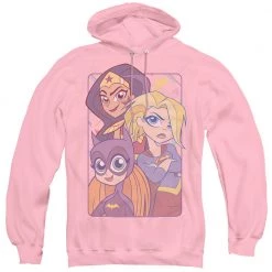 Trevco Men's Dc Superhero Girls Don'T Box Us In Pullover Hoodie