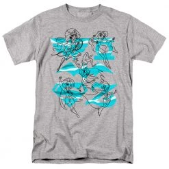 Trevco New Men's Dc Superhero Girls Line Art Group 2 Tee
