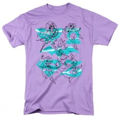 Trevco Men's Dc Superhero Girls Line Art Group 3 Tee