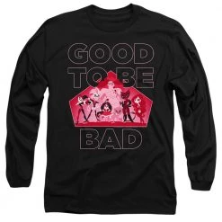 Trevco New Men's Dc Superhero Girls Good To Be Bad Long Sleeve Tee