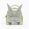 New Danielle Nicole Disney Tinker Bell Pixie Wings Convertible Mini Backpack