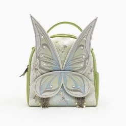 New Danielle Nicole Disney Tinker Bell Pixie Wings Convertible Mini Backpack