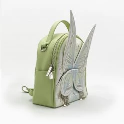 New Danielle Nicole Disney Tinker Bell Pixie Wings Convertible Mini Backpack