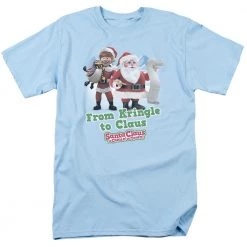 Trevco Men's Santa Claus Is Coming To Town Kringle To Claus Tee