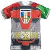 Trevco New Men's Voltron Costume Sublimated T-Shirt