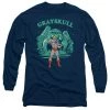 Trevco Men's Masters Of The Universe Grayskull Nights Long Sleeve Tee