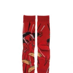 Bioworld Marvel Comics Deadpool Casual Crew Socks 5-Pack