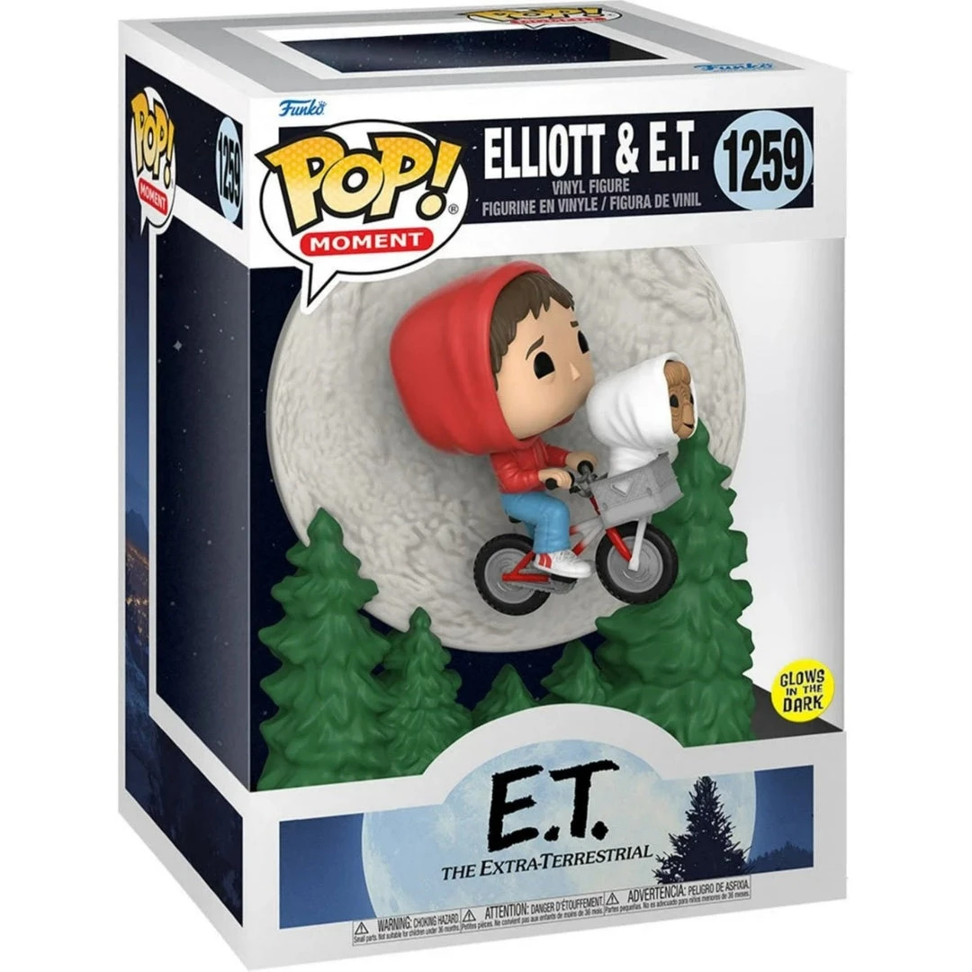 New Funko Pop! E.T. 40th Anniversary Elliot And E.T. Flying Glow-In-The-Dark Vinyl Figure #1259 - *PREORDER* 5 New Funko Pop! E.T. 40th Anniversary Elliot And E.T. Flying Glow-In-The-Dark Vinyl Figure #1259 - *PREORDER*