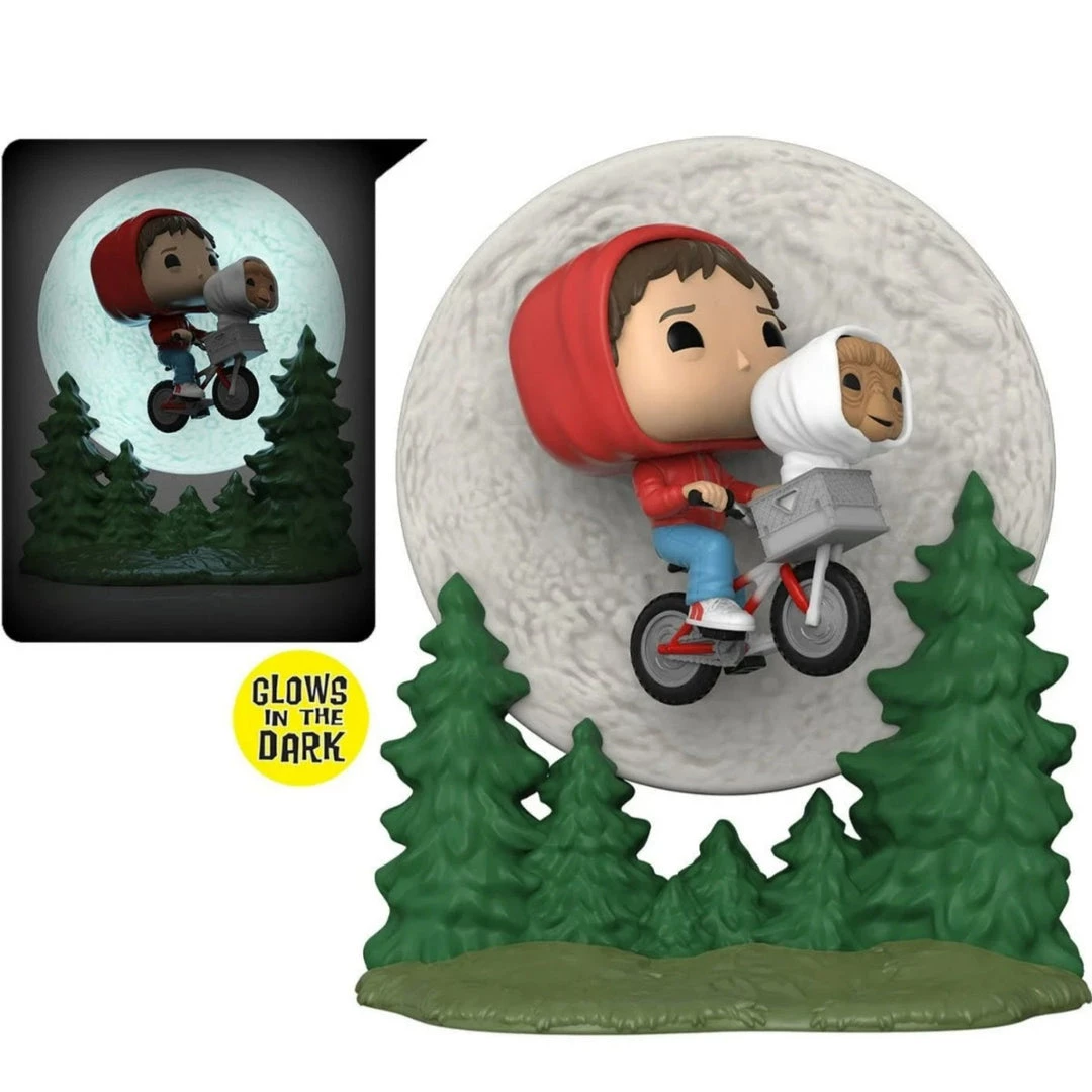 New Funko Pop! E.T. 40th Anniversary Elliot And E.T. Flying Glow-In-The-Dark Vinyl Figure #1259 - *PREORDER* 1 New Funko Pop! E.T. 40th Anniversary Elliot And E.T. Flying Glow-In-The-Dark Vinyl Figure #1259 - *PREORDER*