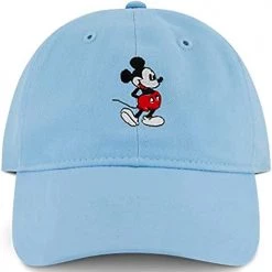 Concept One Disney Mickey Mouse Washed Twill Cotton Adjustable Dad Cap