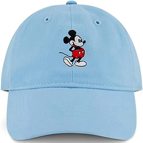 Concept One Disney Mickey Mouse Washed Twill Cotton Adjustable Dad Cap 1 Concept One Disney Mickey Mouse Washed Twill Cotton Adjustable Dad Cap
