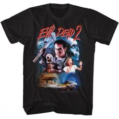 American Classics Men's Evil Dead Collage Drawing Tee