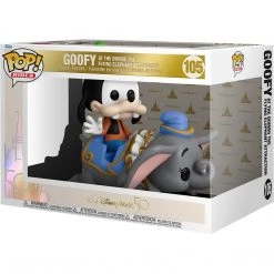 Funko Pop! Walt Disney World 50Th Anniversary Dumbo Ride With Goofy Super Deluxe Pop Ride Vinyl Figure #105 New
