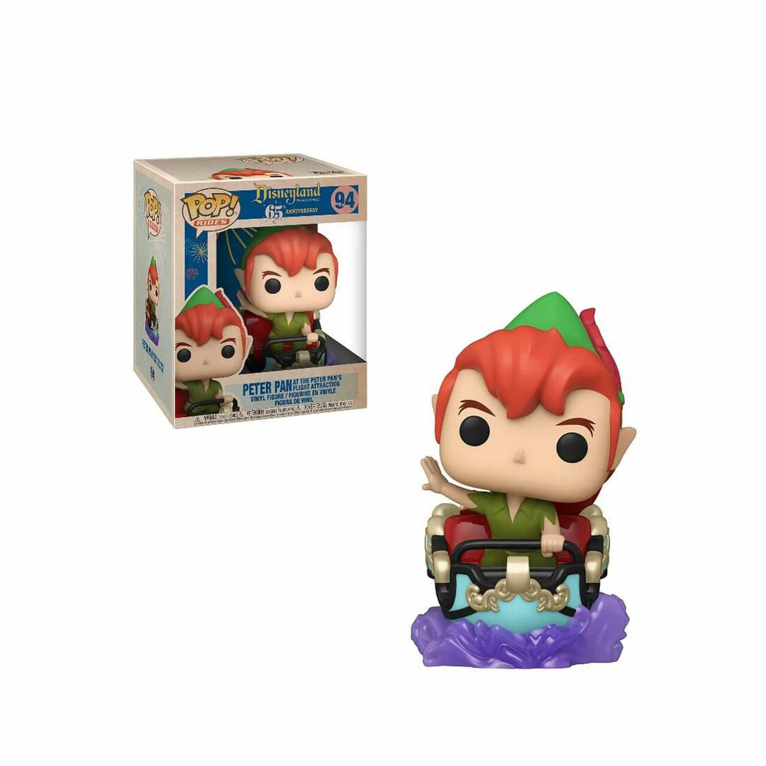 Funko Pop! Disneyland 65Th Anniversary Peter And Flight Vinyl Figure #94 New 3 Funko Pop! Disneyland 65Th Anniversary Peter And Flight Vinyl Figure #94 New