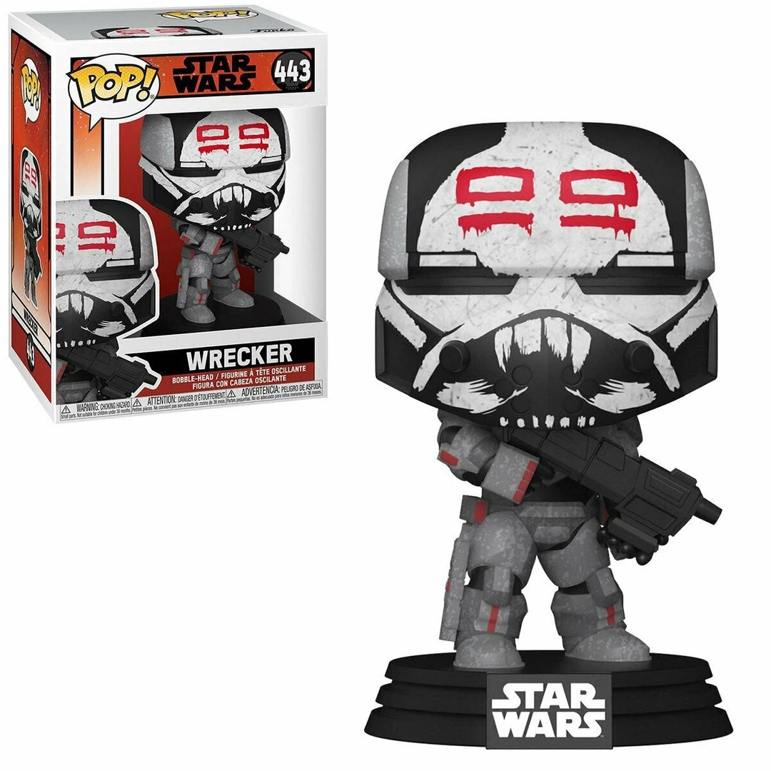 Funko Pop! Star Wars: The Bad Batch Wrecker Vinyl Figure #443 3 Funko Pop! Star Wars: The Bad Batch Wrecker Vinyl Figure #443