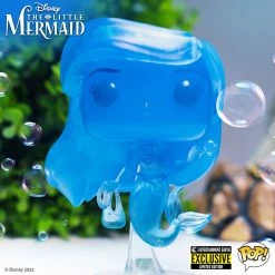 Funko Pop! Disney The Little Mermaid Ariel Blue Translucent Vinyl Figure #563 - EE Exclusive New