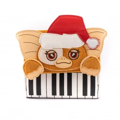 New Loungefly Gizmo Holiday Keyboard Cosplay Ziparound Wallet