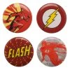 Bioworld DC Comics The Flash Button Set Accessories