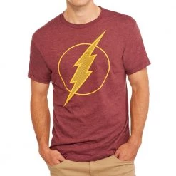 Bioworld Men’s DC Comics Flash Logo Tee