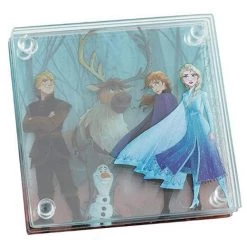 Bioworld New Disney Frozen 2 Stacking Glass Coaster Set Of 4