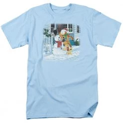 Trevco Men's Garfield Snow Fun Tee