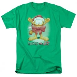 Trevco Men's Garfield Unwrap The Joy Tee
