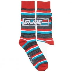 Bioworld G.I. Joe Stripe Crew Socks