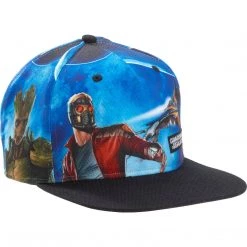 Bioworld Marvel Guardians Of The Galaxy Characters AOP Snapback Hat New