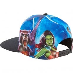 Bioworld Marvel Guardians Of The Galaxy Characters AOP Snapback Hat New