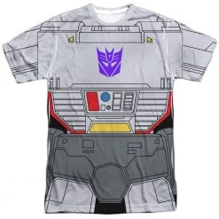 Trevco Men's Transformers Megatron Costume Sublimated T-Shirt