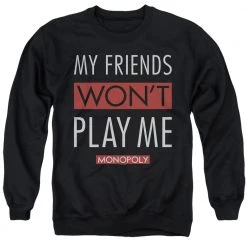 Trevco Men's Monopoly My Friends Crewneck Sweatshirt