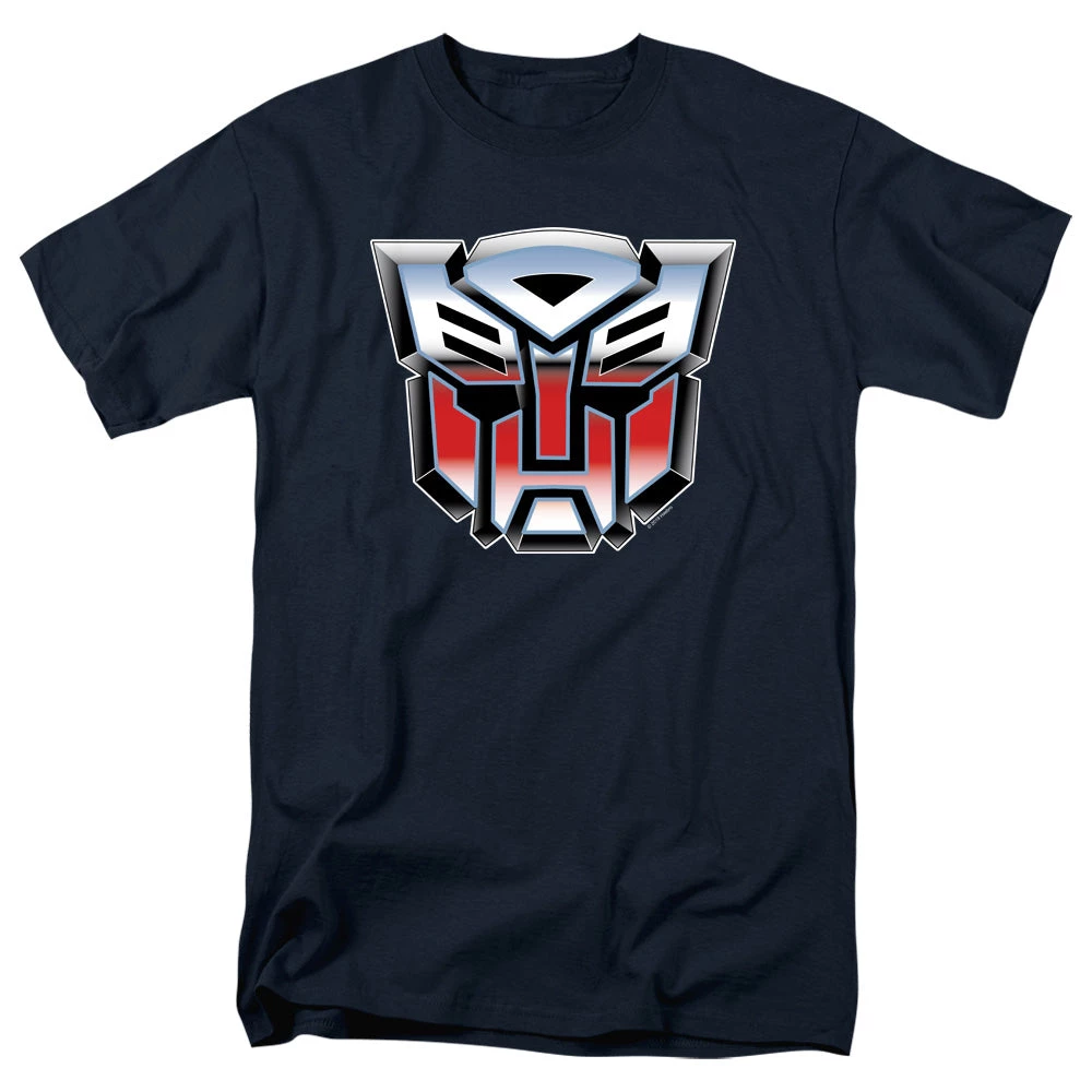 Trevco Men's Transformers Autobot Airbrush Logo Tee New 1 Trevco Men's Transformers Autobot Airbrush Logo Tee New