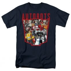 Trevco Men's Transformers Autobots Collage Tee New
